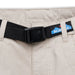 KAVU Men's Chilli Lite Short in fossil, belt detail view