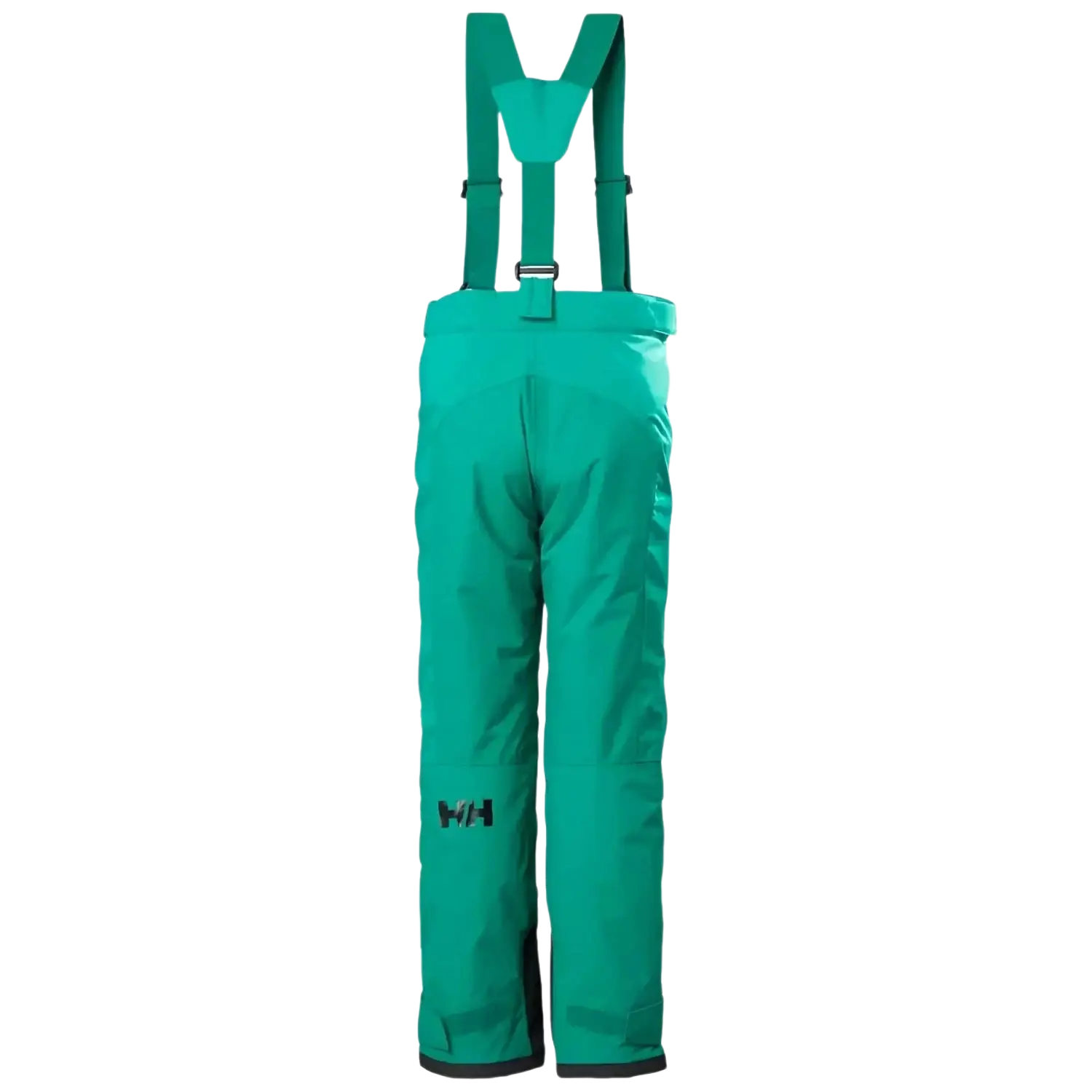 Helly Hansen Kid's No Limits 2.0 Ski Pants in signal green, back view