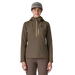 Patagonia Women's R2® CrossStrata Jacket in marlow brown, on model front view