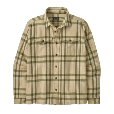 Patagonia Men's Fjord Flannel in king & natural, flat front view
