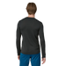 Patagonia Men's Capilene® Thermal Weight Crew in black, model back view