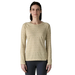 Patagonia Women's Capilene® Midweight Crewneck in flow & dyno white, on model front view