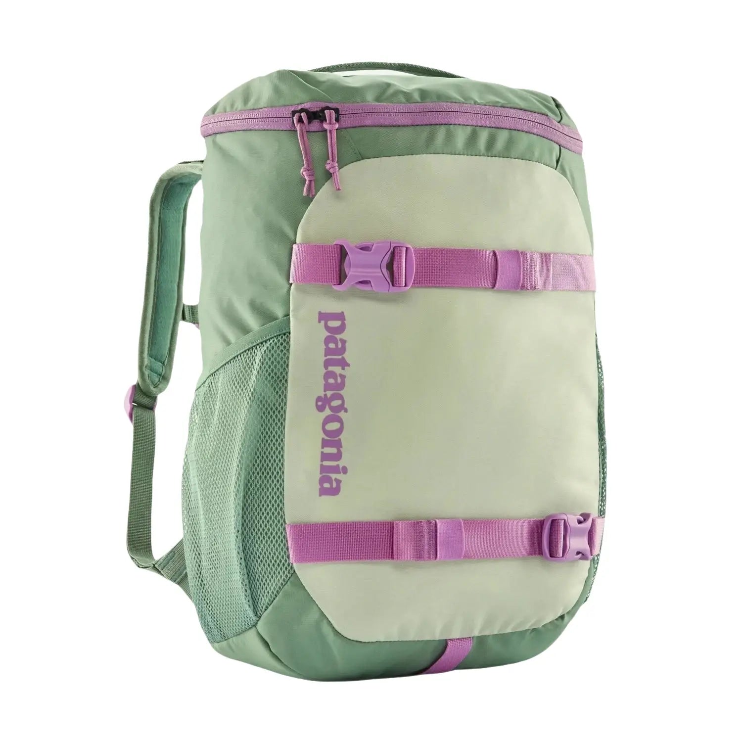 Patagonia Kids' Refugito Daypack 18L in ellwood green, front view