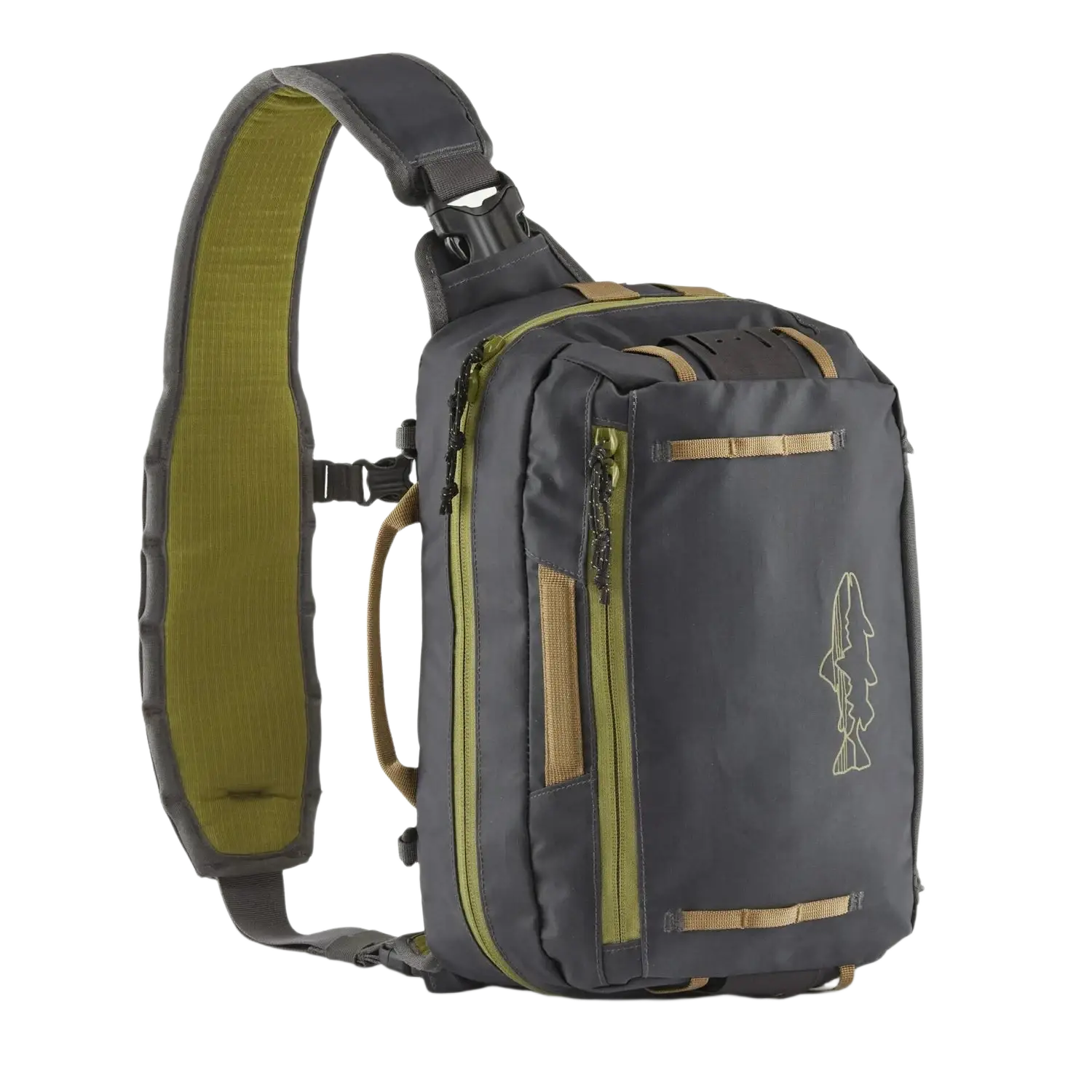 Patagonia Stealth Switch Fishing Pack 9L in forge grey, front view