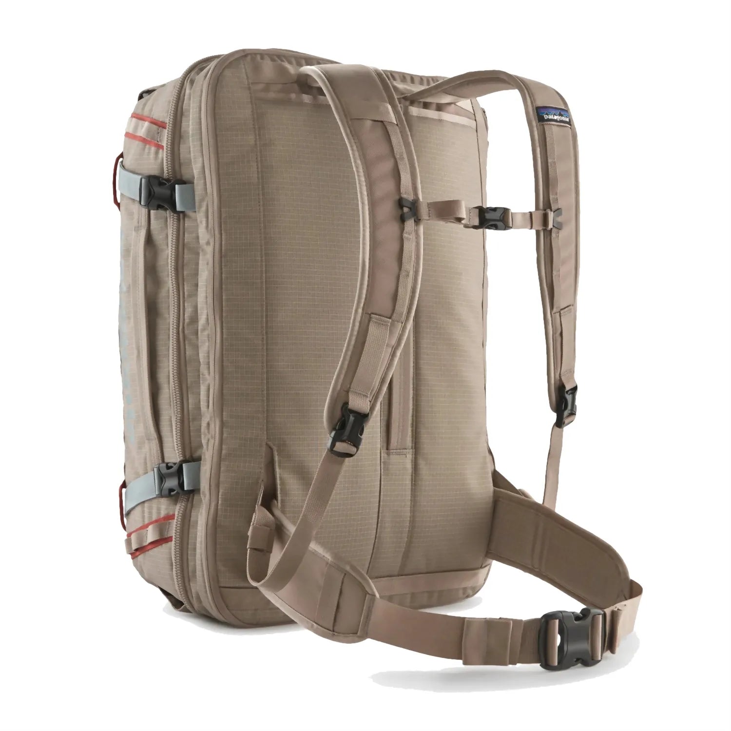 Patagonia Black Hole® MLC® 45L in seabird grey, back straps out