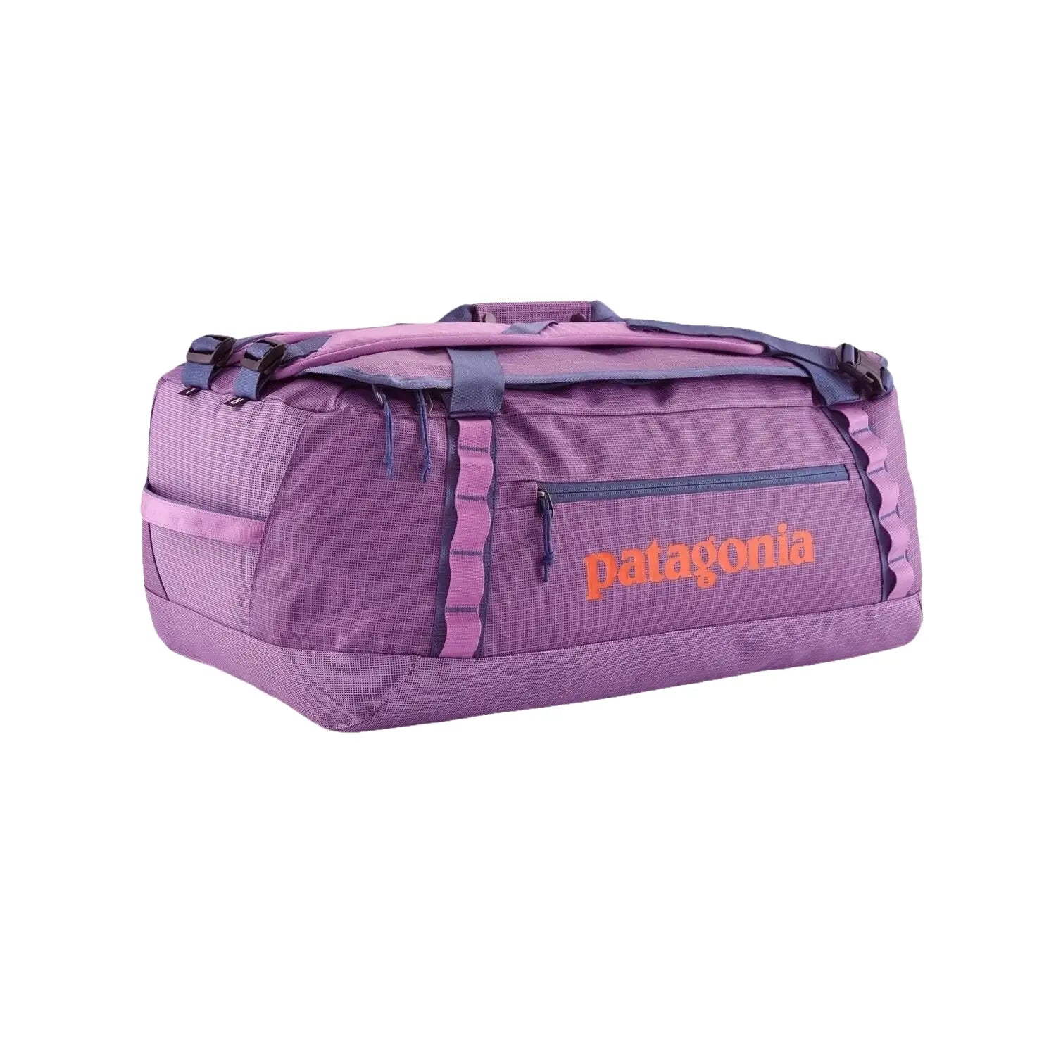 Patagonia Black Hole® Duffel Bag 55L in brisk purple, front view
