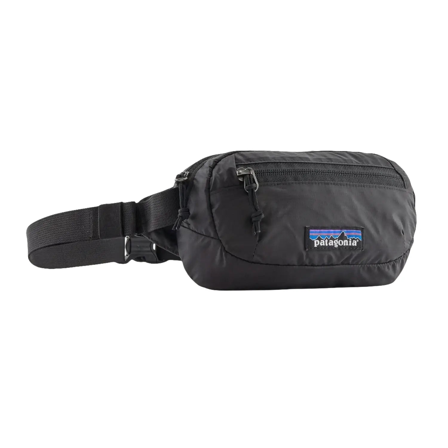 Patagonia Terravia Mini Hip Pack 1L in black, front view