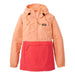 L.L. Bean Women's Mountain Classic Anorak in coral bisque & hot coral, flat front