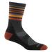 Darn Tough Men's Fastpack Micro Crew Lightweight Hiking Socks in charcoal, side view