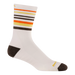Darn Tough Men's Fastpack Micro Crew Lightweight Hiking Socks in white, side view