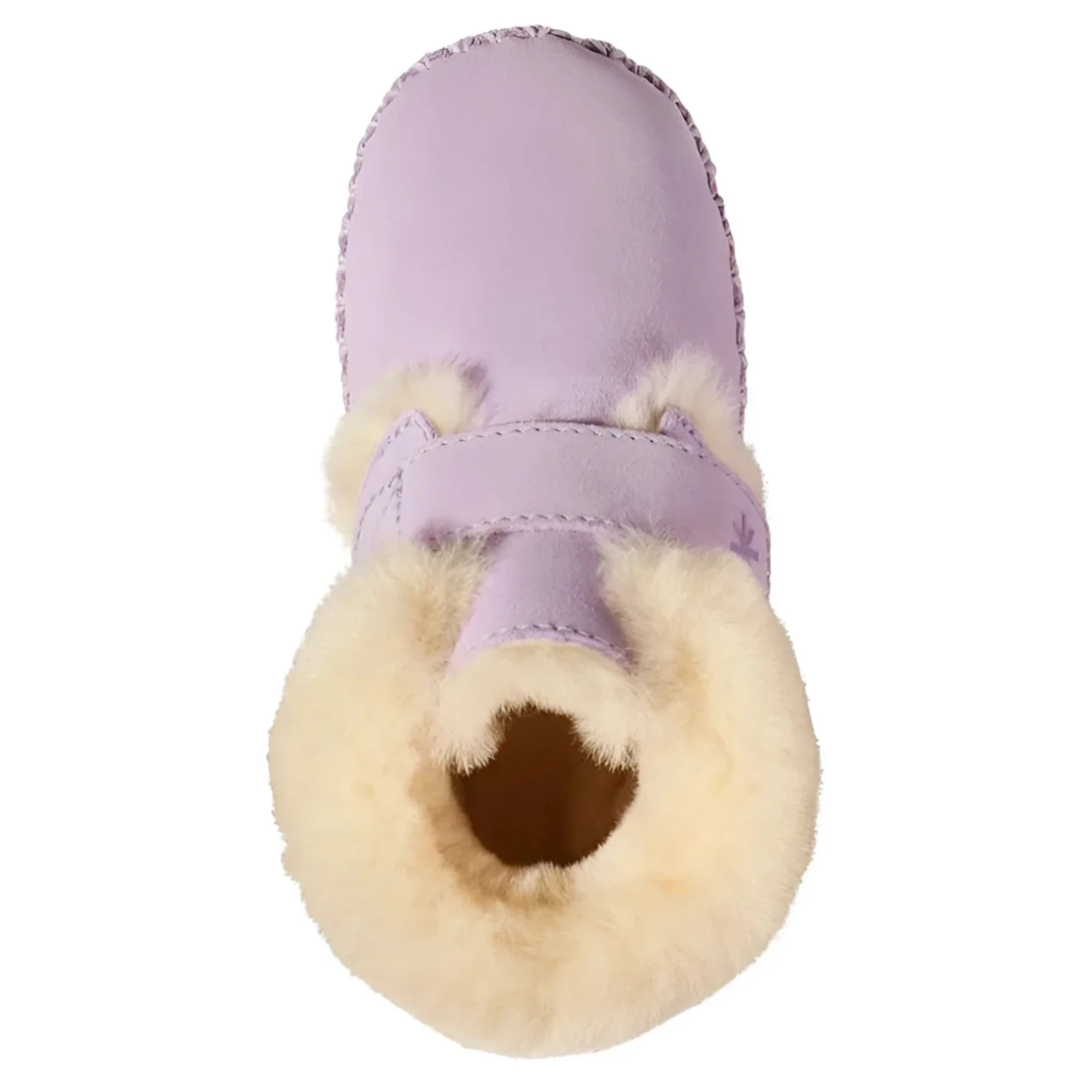 LL Bean Toddler's Wicked Good Slippers in lilac mist, top  view