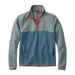 L.L. Bean Men's Airlight Knit Pullover in forest gray & rangeley blue, flat front
