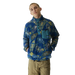 KAVU Men's Teannaway Fleece in summer fish, on model front view
