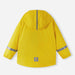 Reima Kid's Lampi Rubber Rain Jacket in yellow, back view