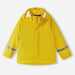 Reima Kid's Lampi Rubber Rain Jacket in yellow, front view