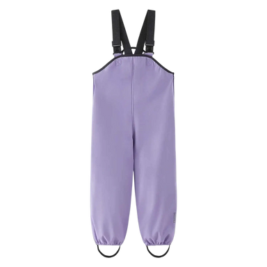 Reima Toddler's Lammikko Rubber Rain Pants in blooming lilac, front view