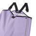 Reima Toddler's Lammikko Rubber Rain Pants in blooming lilac, front unclipped view