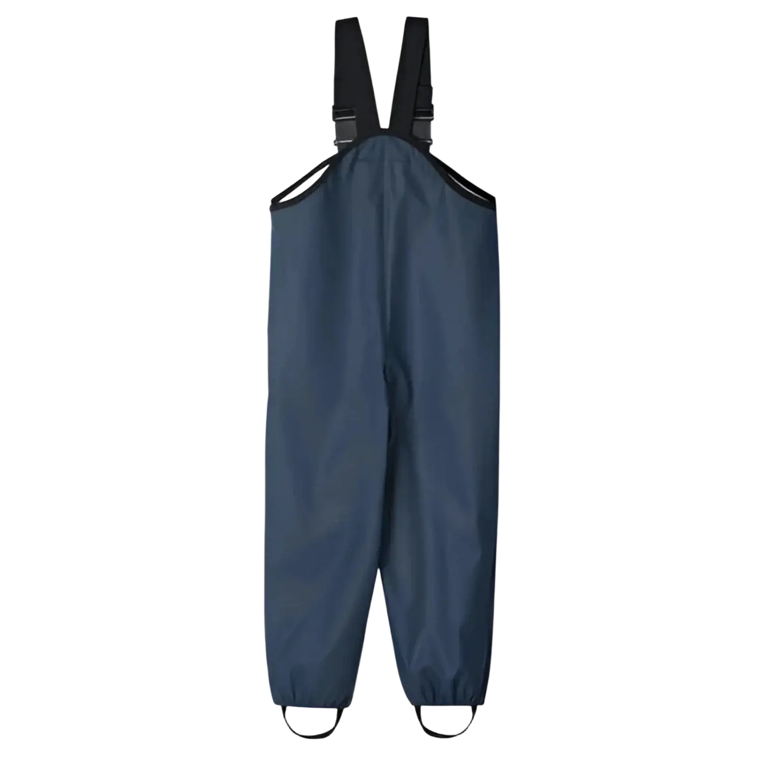 Reima Toddler's Lammikko Rubber Rain Pants in navy, front view