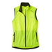 L.L. Bean Women's Bean Bright Multisport Vest in neon yellow, front view