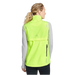 L.L. Bean Women's Bean Bright Multisport Vest in neon yellow, on model back view