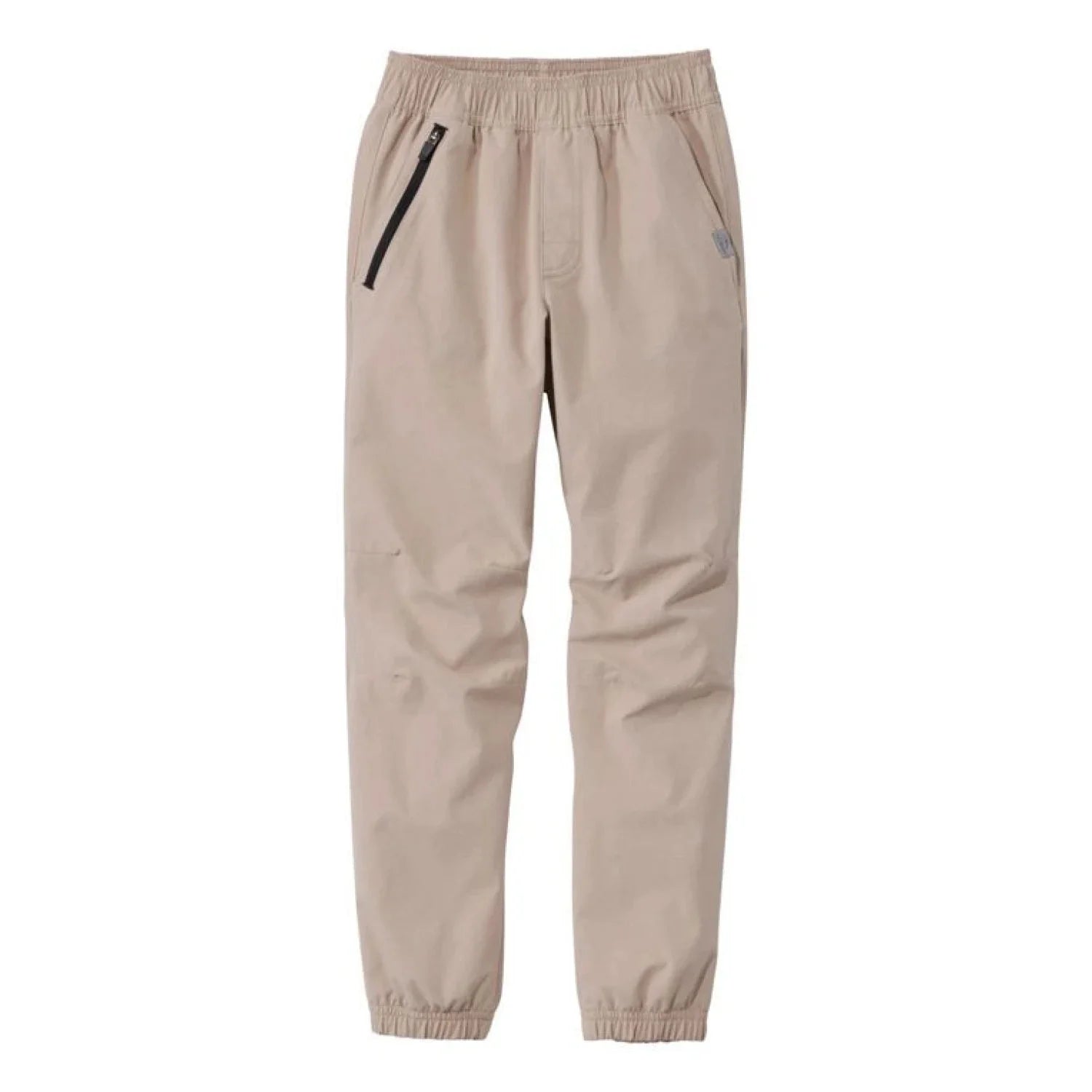 L.L. Bean Kid's Multisport Joggers in putty, flat front