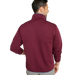 L.L. Bean Men's Airlight Knit Full-Zip in deep rosewood, on model back view