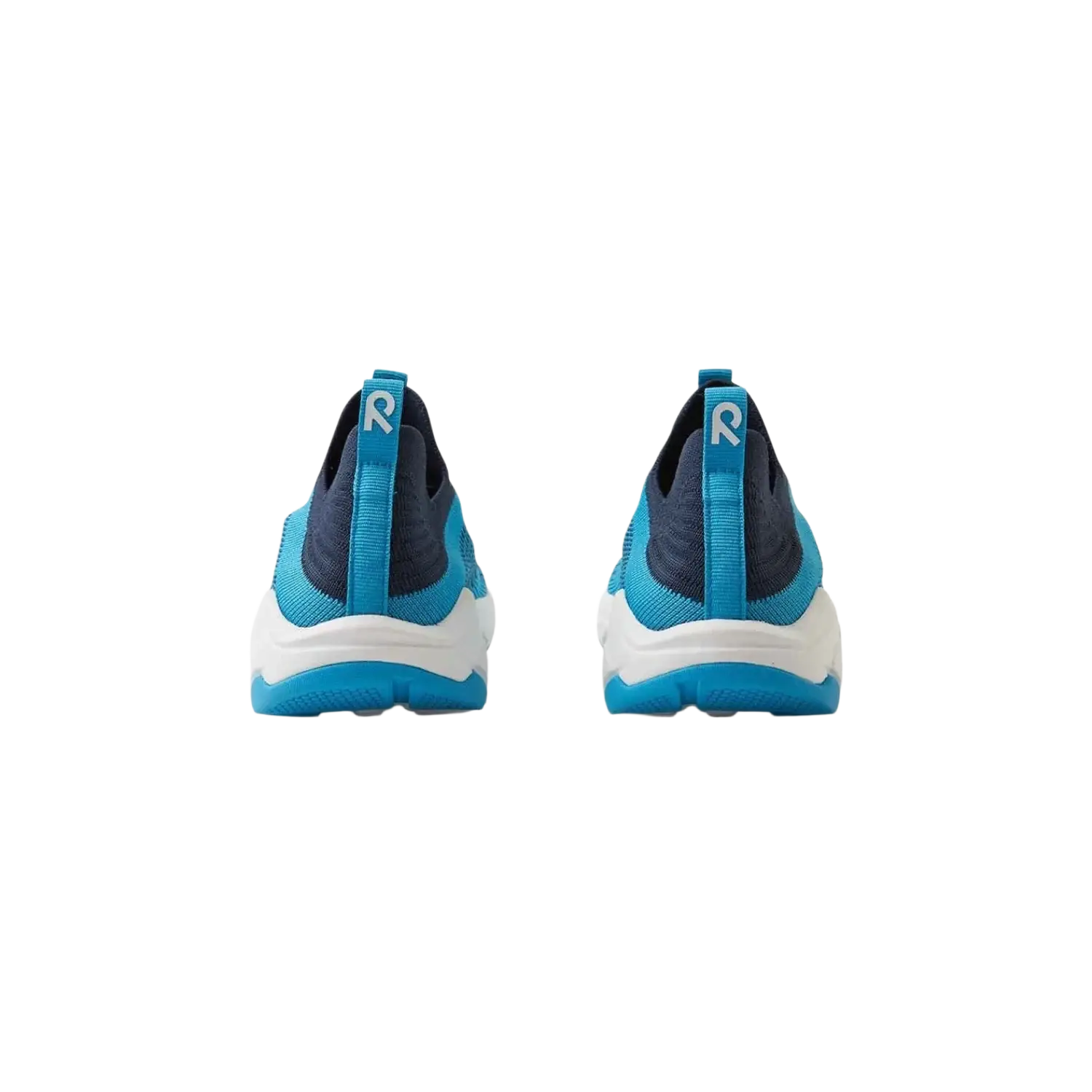 Reima Kid's Sujuva Sneakers in turquoise blue, back view
