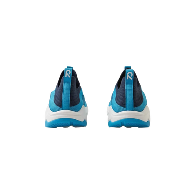 Reima Kid's Sujuva Sneakers in turquoise blue, back view