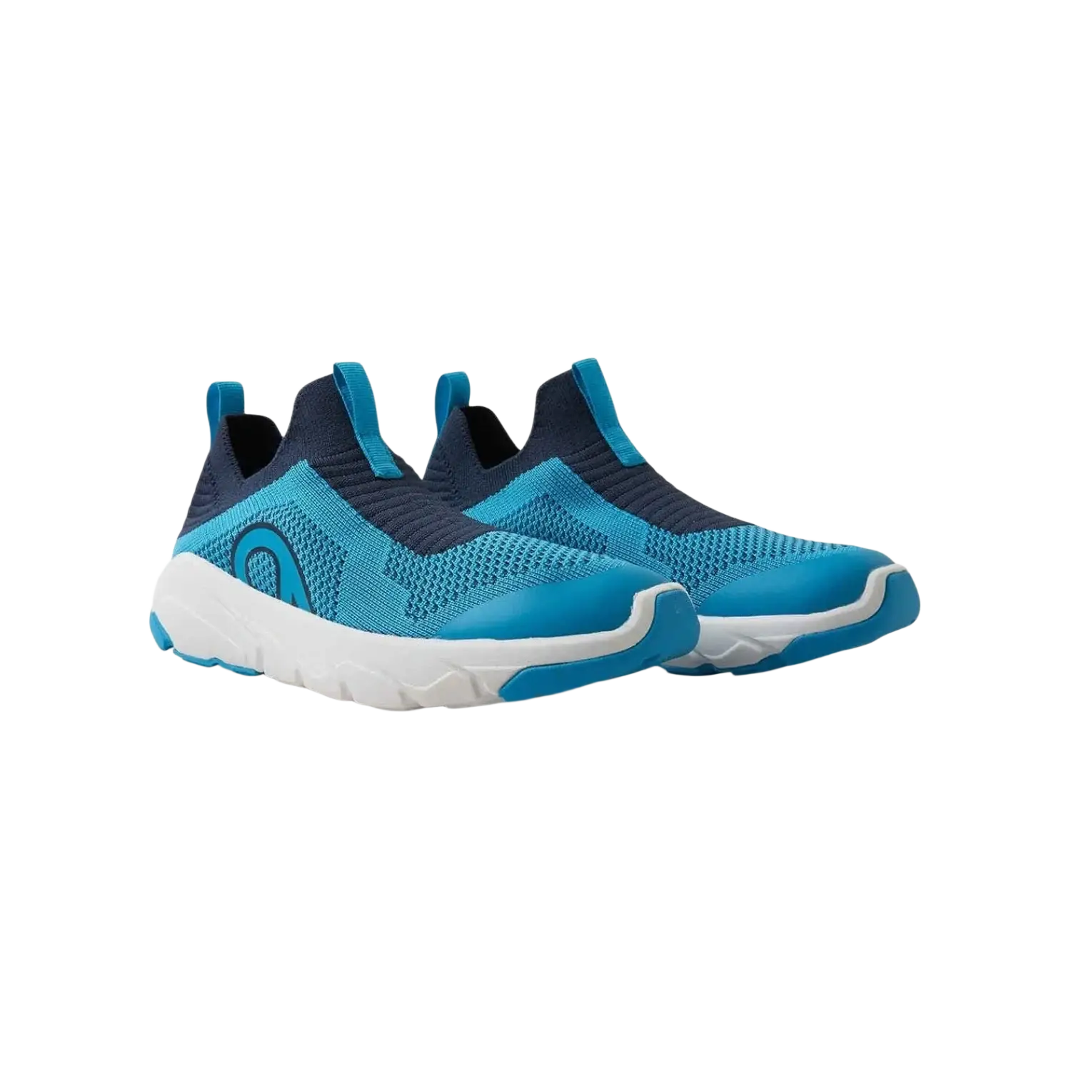 Reima Kid's Sujuva Sneakers in turquoise blue, front view