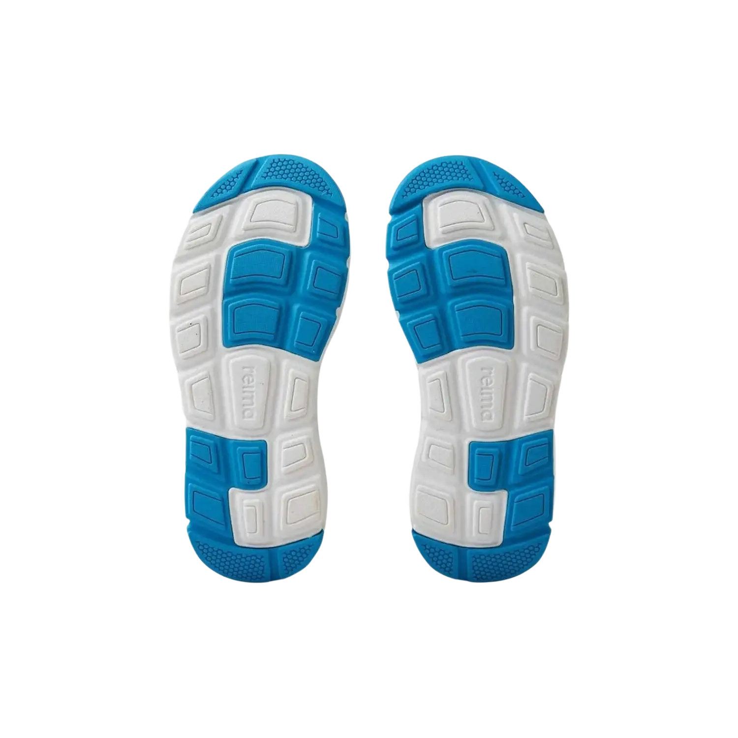 Reima Kid's Sujuva Sneakers in turquoise blue, sole view
