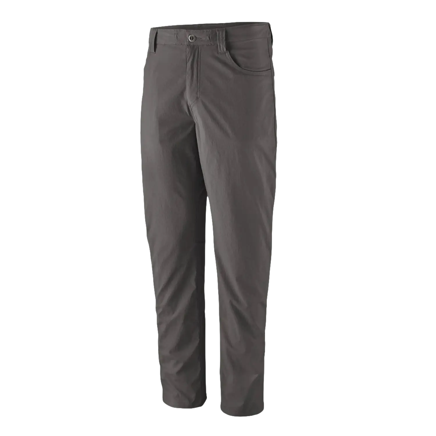 Patagonia Men's Quandary Pants in forge grey, front view
