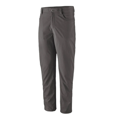 Patagonia Men's Quandary Pants in forge grey, front view