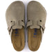 Birkenstock Boston Soft Footbed in taupe, top view