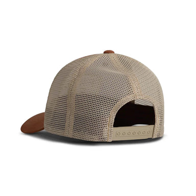 Free Fly Wave Trucker Hat in adobe back view