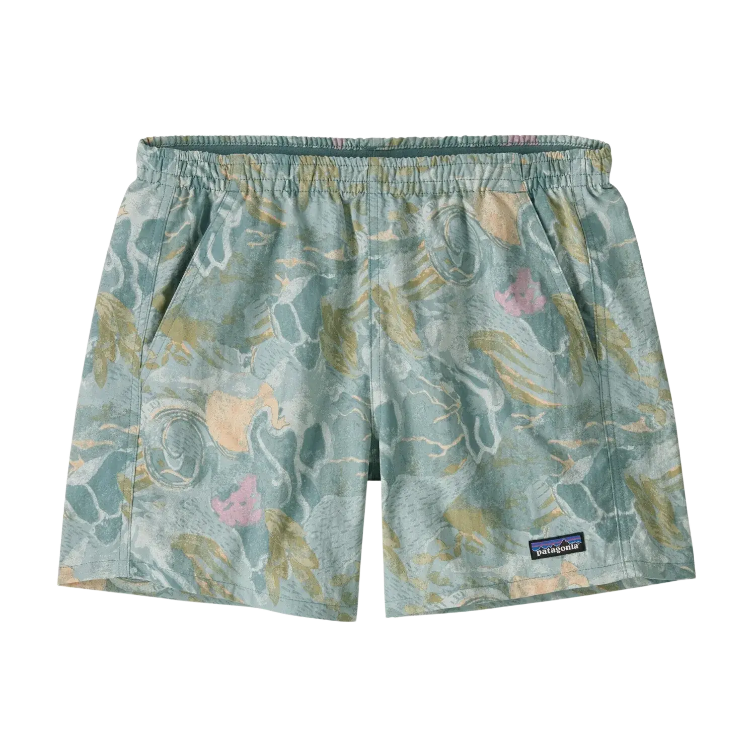Patagonia Women's Baggies™ Shorts - 5" in moon tripper & virtually blue, front view