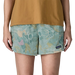 Patagonia Women's Baggies™ Shorts - 5" in moon tripper & virtually blue, on model front view