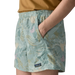 Patagonia Women's Baggies™ Shorts - 5" in moon tripper & virtually blue, on model side view