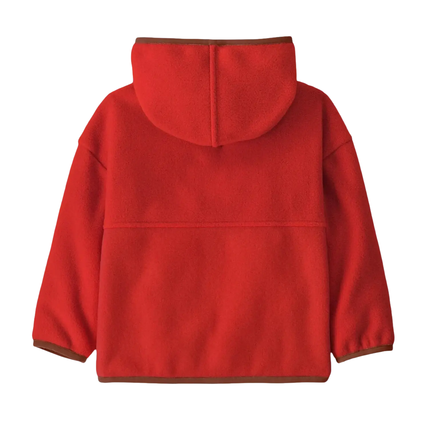 Patagonia Baby Synchilla® Fleece Hoody in amanita red, back view