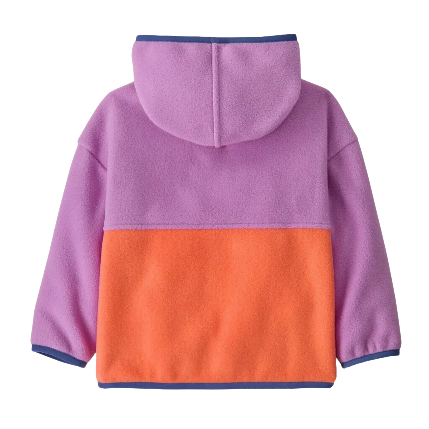 Patagonia Baby Synchilla® Fleece Hoody in brisk purple, back view
