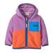 Patagonia Baby Synchilla® Fleece Hoody in brisk purple, front view