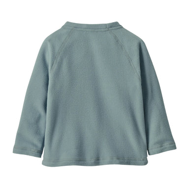 Patagonia Baby Micro D® Fleece Crew in thermal blue, flat back