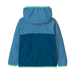 Patagonia Baby Micro D® Snap-T® Fleece Jacket in aquatic blue, back view