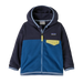 Patagonia Baby Micro D® Snap-T® Fleece Jacket in clement blue, front view