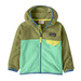 Patagonia Baby Micro D® Snap-T® Fleece Jacket in early teal, front view