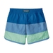 Patagonia Baby Boardshorts in aquatic blue, back view 