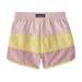 Patagonia Baby Boardshorts in dorsal pink, back view