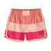 Patagonia Baby Boardshorts in peak pink, flat front