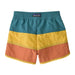Patagonia Baby Boardshorts in wetland blue, back view