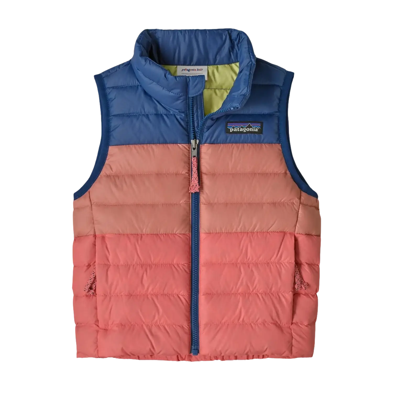 Patagonia Baby Down Sweater™ Vest in clement blue, front view