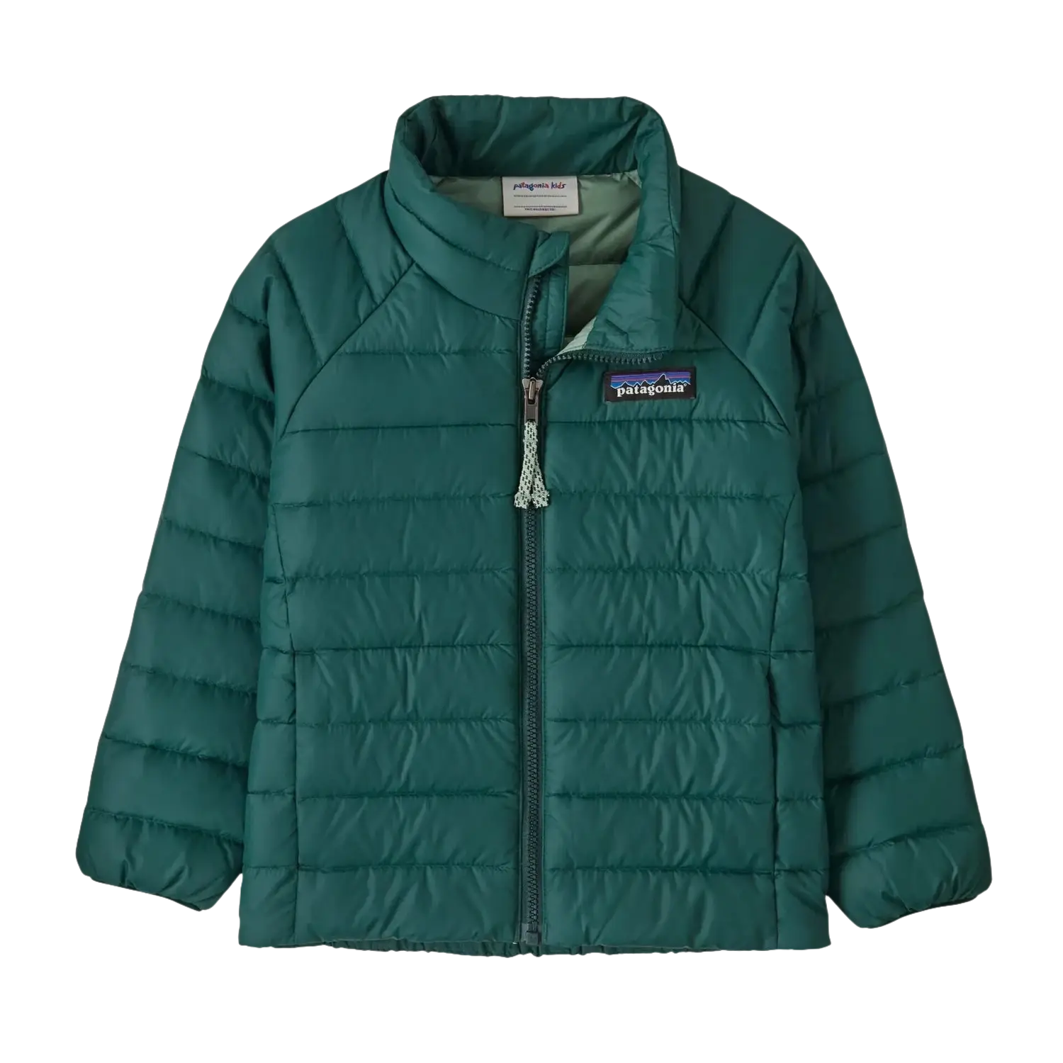 Patagonia Baby Down Sweater™ in cascade green, front view